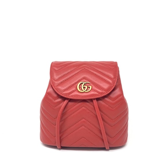 Gucci Marmont GG Matelassé Backpack - Picture 1 of 8